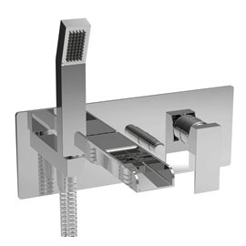 Baril B95-2000-PB LIB B95 Pressure Balanced Wall-Mounted Tub Faucet With Hand Shower