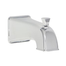 Baril BEC-0520-36 Square Tub Spout With Diverter