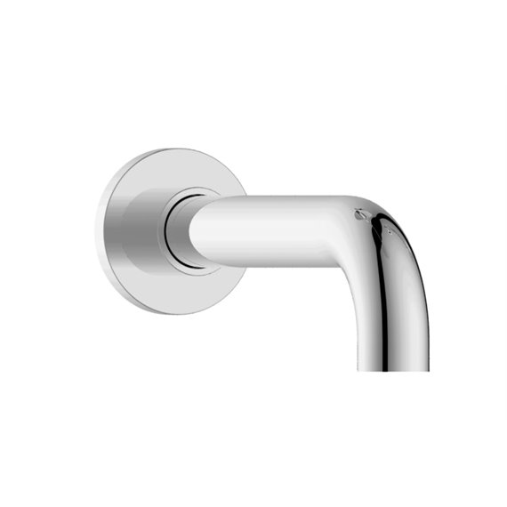 Baril BEC-0520-37 Round Modern Tub Spout Without Diverter 1/2"F