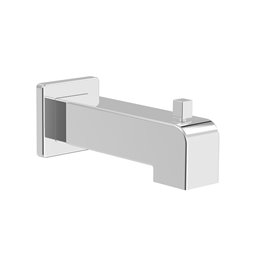 Baril BEC-0520-84 Square 7" Tub Spout With Diverter