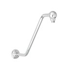 Baril BRA-1712-02 17" Z-Shaped Shower Arm With Flange