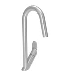 Baril CUI-1940-02L Single Hole Kitchen Faucet With 2-Function Pull-Down Spray