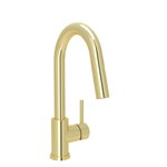 Baril CUI-2040-35L Single Hole Bar / Prep Kitchen Faucet With 2-Function Pull-Down Spray