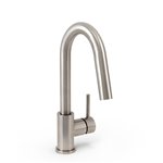 Baril CUI-2040-35L Single Hole Bar / Prep Kitchen Faucet With 2-Function Pull-Down Spray