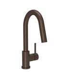 Baril CUI-2040-35L Single Hole Bar / Prep Kitchen Faucet With 2-Function Pull-Down Spray