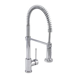 Baril CUI-9181-47L Industrial Style Single Hole Kitchen Faucet With 2-Function Spray