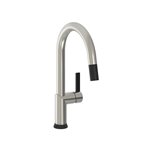 Baril CUI-9246-02L Single Hole Kitchen Faucet With 2-Function Pull-Down Spray