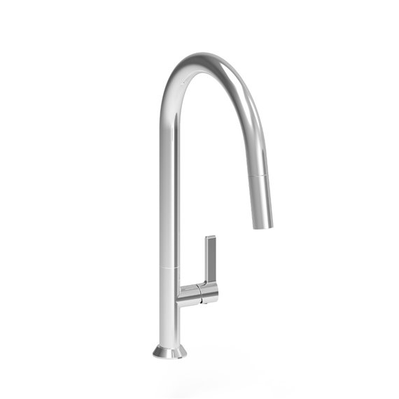 Baril CUI-9335-02L High Single Hole Kitchen Faucet With 2-Function Pull-Down Spray