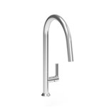 Baril CUI-9335-02L High Single Hole Kitchen Faucet With 2-Function Pull-Down Spray