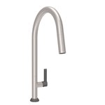 Baril CUI-9335-02L High Single Hole Kitchen Faucet With 2-Function Pull-Down Spray