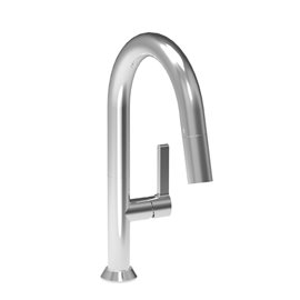 Baril CUI-9345-02L Single Hole Bar / Prep Kitchen Faucet With 2-Function Pull-Down Spray