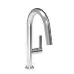 Baril CUI-9345-02L Single Hole Bar / Prep Kitchen Faucet With 2-Function Pull-Down Spray