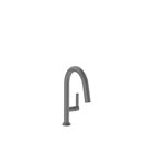 Baril CUI-9345-02L Single Hole Bar / Prep Kitchen Faucet With 2-Function Pull-Down Spray