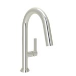 Baril CUI-9345-02L Single Hole Bar / Prep Kitchen Faucet With 2-Function Pull-Down Spray