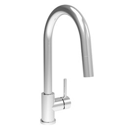 Baril CUI-9540-35L Modern Single Hole Kitchen Faucet With Single Lever And 2-Function Pull-Down Spray