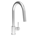 Baril CUI-9540-35L Modern Single Hole Kitchen Faucet With Single Lever And 2-Function Pull-Down Spray