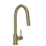 Baril CUI-9540-35L Modern Single Hole Kitchen Faucet With Single Lever And 2-Function Pull-Down Spray