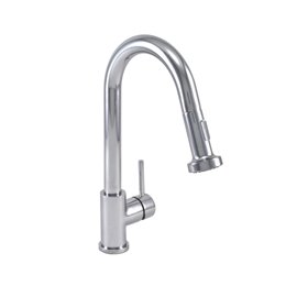 Baril CUI-9540-47L Modern Single Hole Kitchen Faucet With Single Lever And 2-Function Pull-Down Spray