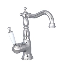 Baril MON-2600-00L VICTOIRE B74 Antique Style Single Hole Lavatory Faucet, Drain Included