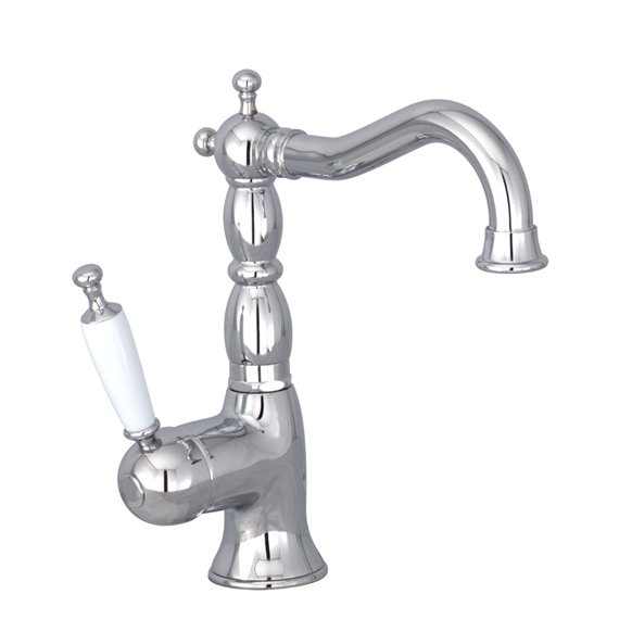 Baril MON-2600-00L VICTOIRE B74 Antique Style Single Hole Lavatory Faucet, Drain Included