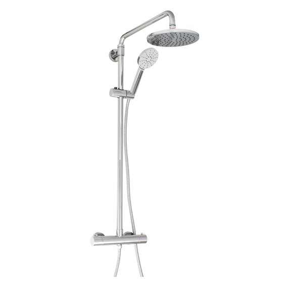 Baril PRO-1100-03 SENS B45 Complete Thermostatic Shower Kit On Pillar (Shared Ports)