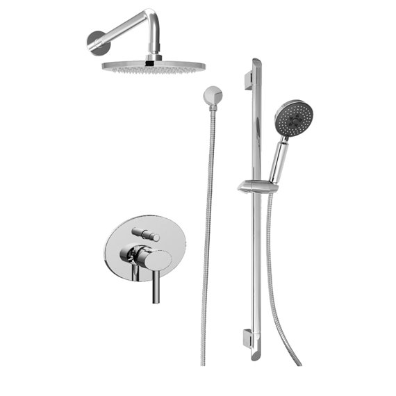 Baril PRO-2400-14 OVAL B14 Complete Pressure Balanced Shower Kit