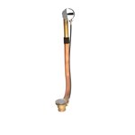 Baril REN-2007-10 Turn Control Cable-Operated Brass Bath Waste And Overflow Drain