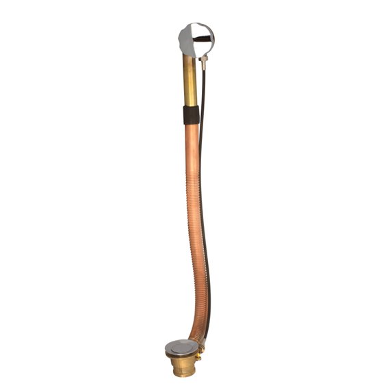 Baril REN-2707-11 27" Brass Automatic Waste And Overflow Drain