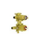 Baril RVA-9180-00 Pressure Balanced Rough With 2-Way Diverter (Shared Ports) - 1/2" Male Npt Or Welded Copper Connections 