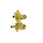 Baril RVA-9190-00 Pressure Balanced Rough With 3-Way Diverter (Shared Ports) - 1/2" Male Npt Or Welded Copper Connections 