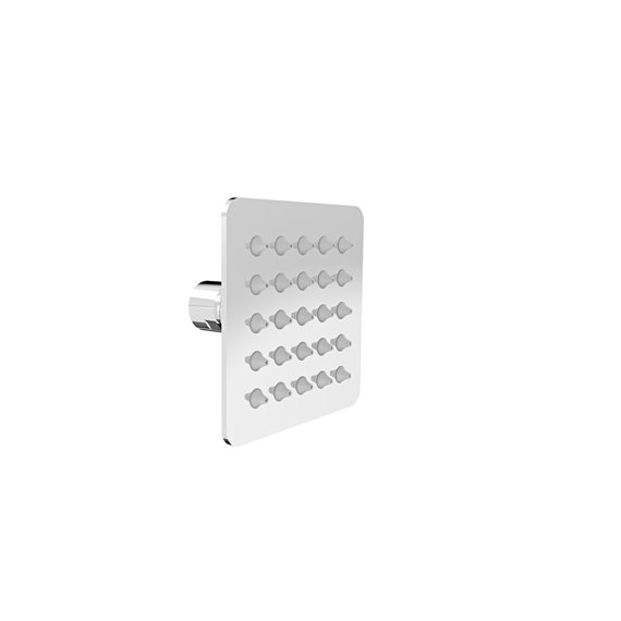 Baril TET-0414-01 Square 4” Anti-Limestone Shower Head