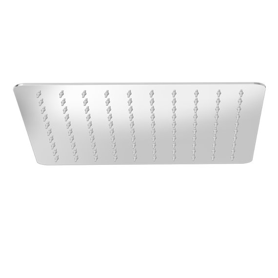 Baril TET-1214-91 Square 12” Anti-Limestone Built-In Shower Head