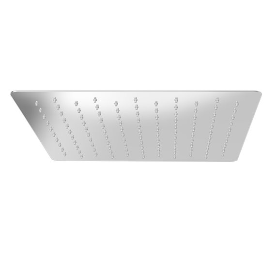 Baril TET-1614-91 Square 16” Anti-Limestone Built-In Shower Head