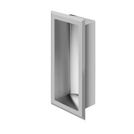 Zitta Stainless steel polished niche 6'' x 12'' x 3'' (152mm x 305mm x 76mm)