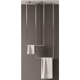 Zitta Ceiling towel bars duo