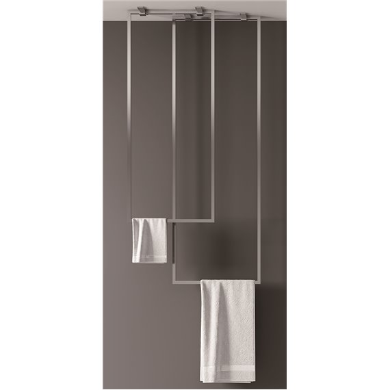 Zitta Ceiling towel rack 48'' x 18'' (1200 x 450)