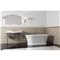 Zitta Antika white tub 67 x 31 x 23 5/8 chrome OVF
