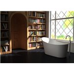 Zitta Kanwa white tub 55 1/2 x 26 x 30 3/4