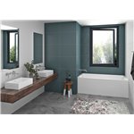 Zitta Avencia I alcove skirt bath 59 ?'' x 30'' x 20'' left hand Contour system