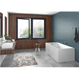 Zitta Avencia III wall skirt bath 59 ?'' x 30'' x 20'' left hand Contour system