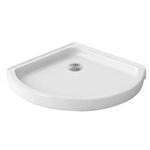 Zitta Shower tray corner 36x36 white