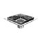 Zitta 4'' x 4'' square Flange Edge SS channel with menbrane