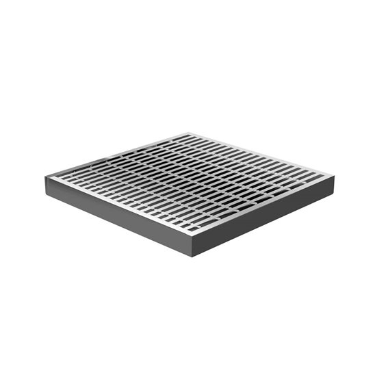 Zitta C1 square Stainless steel grate 6'' x 6''