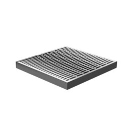 Zitta C1 square Stainless steel grate 8' x 8''