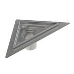 Zitta 6'' x 6'' triangular flange Edge SS channel with menbrane