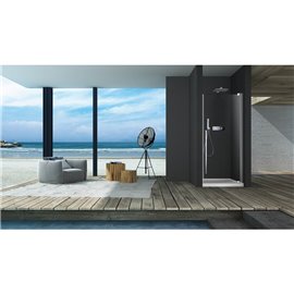 Zitta Amaly 32 chrome clear straight shower door