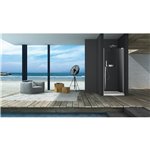 Zitta Amaly 32 chrome clear straight shower door