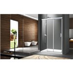 Zitta Caldara 60 chrome clear straight shower door