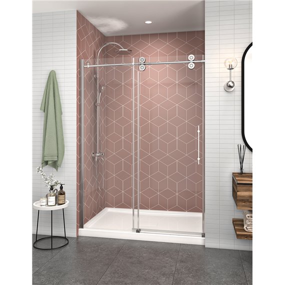 Zitta Matrix 48'' straight shower door clear