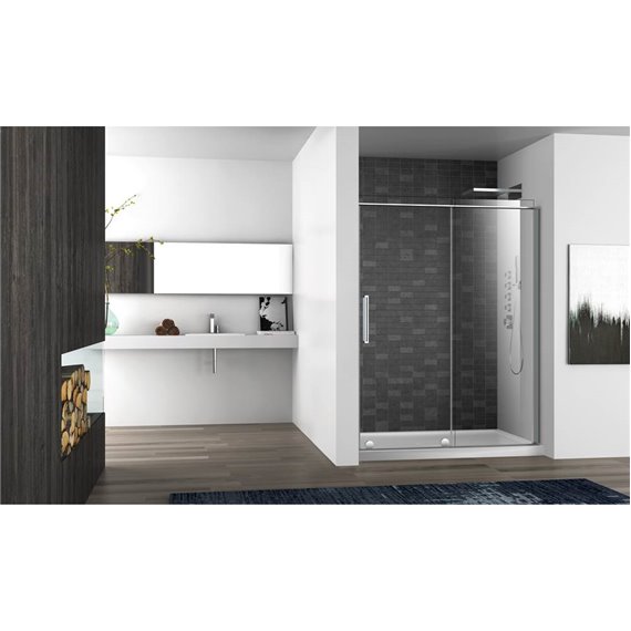 Zitta Slim 48 chrome straight shower door